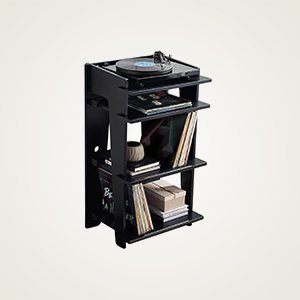 Crosley Soho Turntable and Record Stand Black