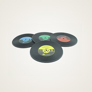 Silicone Record Coasters