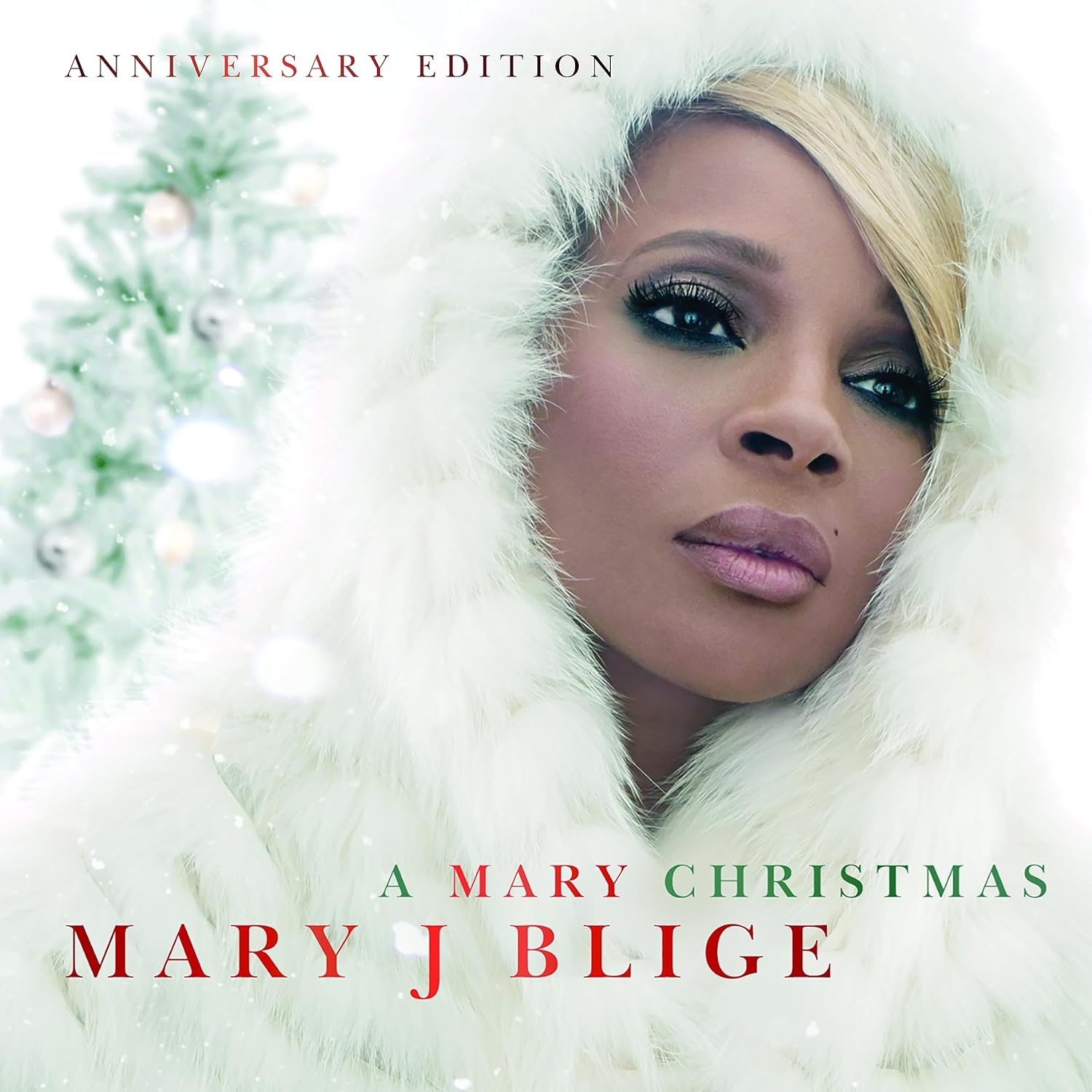 Mary J. Blige - A Mary Christmas vinyl cover