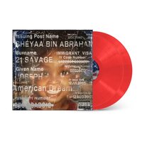 21 Savage - American Dream (Red) vinyl cover