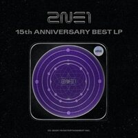 2NE1 - 15th Anniversary Best - Incl. Cover Posters, Round Poster Covers Set, Lyrics Poster, Metal Credit Card + 4 Selfie Photocards vinyl cover