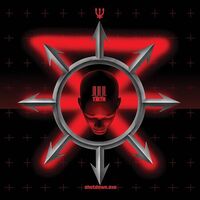 3Teeth - Shutdown.exe (Red/Silver) vinyl cover