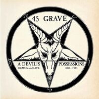 45 Grave - A Devil's Possessions; Demos & Live 1980-1983 (Gold/Purple Splatter) vinyl cover