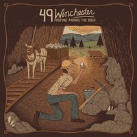 49 Winchester - Fortune Favors The Bold (Red, Marigold, And Green Splatter) vinyl cover