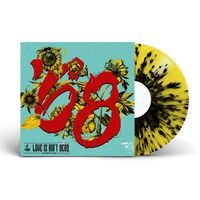 '68 - Love Is Ain't Dead. (Yellow vinyl with black splatter) vinyl cover