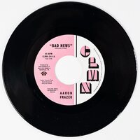 Aaron Frazer - Bad News / Done Lyin' vinyl cover