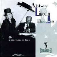 Abbey Lincoln/Hank Jones - When There Is Love vinyl cover