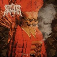 Abduction - Black Blood (Orange & Black 'Yolk') vinyl cover