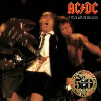 AC/DC - If You Want Blood You've Got It (50th Anniversary; Gold) vinyl cover