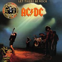 AC/DC - Let There Be Rock (50th Anniversary; Gold) vinyl cover