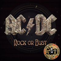 AC/DC - Rock Or Bust (50th Anniversary; Gold) vinyl cover