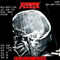 Accept - Death Row vinyl cover