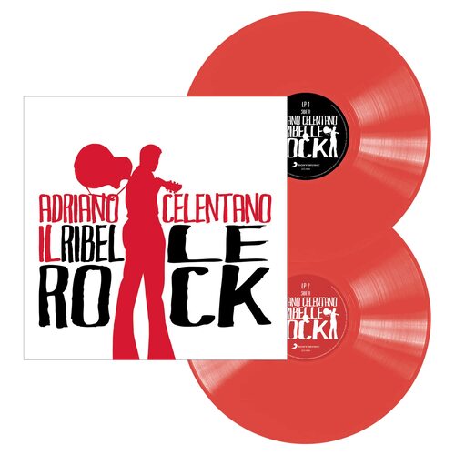 Adriano Celentano - Il Ribelle Rock (Red) vinyl cover