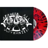 Against All Authority - 24 Hour Roadside Resistance (Redwith Black Splatter) vinyl cover