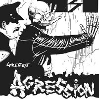 Agression - Greatest (Black/White Splatter) vinyl cover