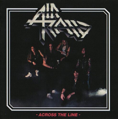 Air Raid - Across The Line (White) vinyl cover