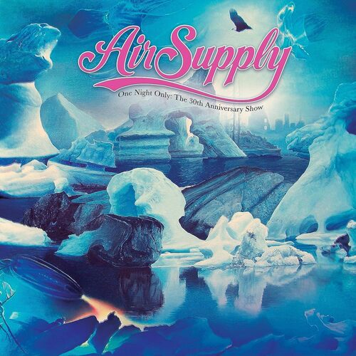 Air Supply - One Night Only; 30th Anniversary Show (Purple Marble) vinyl cover