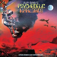 Alan Davey's Psychedelic Warlords - Captain Lockheed And The Starfighters Live! vinyl cover