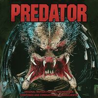 Alan Silvestri - Alan Silvestri: Predator Soundtrack Limited Blood Red & "predator Dreads" Blue Splatter Edition vinyl cover