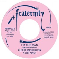Albert Washington - I'm The Man / Case Of The Blues vinyl cover