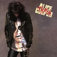 Alice Cooper - Trash (Translucent Blue & Red Marble) vinyl cover
