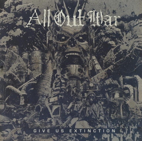 All Out War - Give Us Extinction vinyl cover