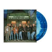 Allman Brothers Band - An Evening With The Allman Brothers Band (First Set Black & Blue Swirl; Tri-Fold Cover & Poster) vinyl cover