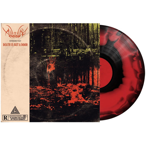 Alluvial - Death Is But a Door (Black & Red Swirl) vinyl cover