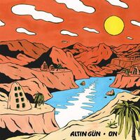 Altin Gün - On Turquoise & White Swirl vinyl cover