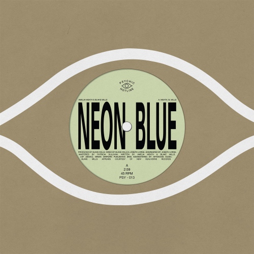 Amelia Meath - Neon Blue vinyl cover