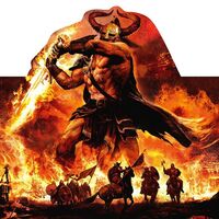 Amon Amarth - Surtur Rising vinyl cover