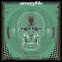 Amorphis - Queen Of Time Live At Tavastia 2021 (Green blackdust with signed insert) vinyl cover