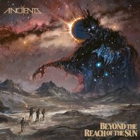 Anciients - Beyond The Reach Of The Sun (Transparent Blue & Black Marble) vinyl cover
