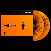 And One - Bodypop (Orang & Black Splatter) vinyl cover