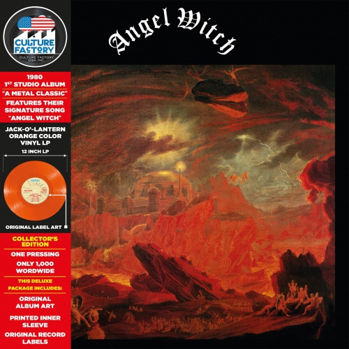 Angel Witch - Angel Witch Jack-O'-Lantern (Orange) vinyl cover