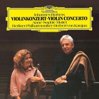 Anne-Sophie Mutter/berliner Philharmoniker/herbe - Brahms: Violin Concerto In D, Op.77 vinyl cover