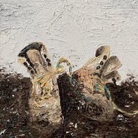 Apollo Brown - Skilled Trade (Gold & Cream Splatter) vinyl cover