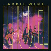 April Wine - Live! Purple With Yellow Specs