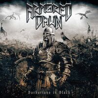 Armored Dawn - Barbarians In Black vinyl cover