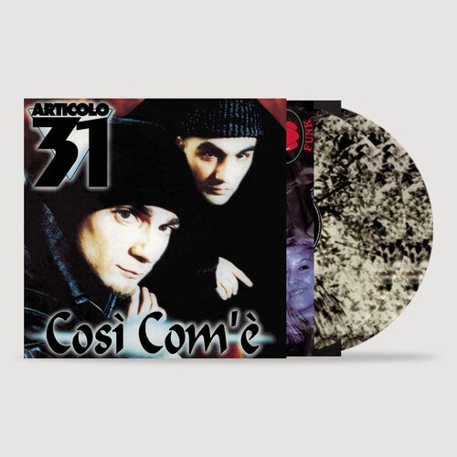Articolo 31 - Cosi Com'e (Clear With Black Splatter Dust) vinyl cover