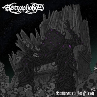 Astrophobos - Enthroned In Flesh vinyl cover