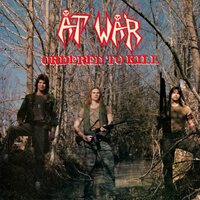 At War - Ordered To Kill (Camouflage Splatter) vinyl cover