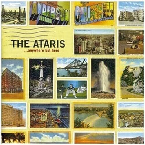 Ataris - Anywhere But Here (Yellow/Black Splatter) vinyl cover