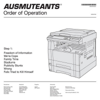 Ausmuteants - Order Of Operation vinyl cover