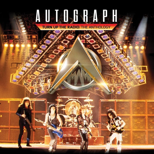 Autograph - Turn Up The Radio - The Anthology vinyl cover