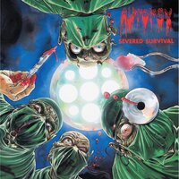 Autopsy - Severed Survival: 35th Anniversary (Green Sleeve, Red & Black Marble) vinyl cover