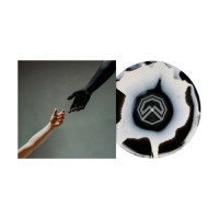 Aviana - Corporation (White/Black Corona) vinyl cover