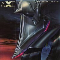 Axe - Living On The Edge vinyl cover