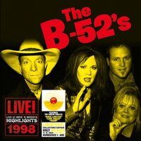 B-52's - Live at Rock 'N Rockets (Yellow Liquid) vinyl cover