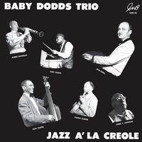 Baby Dodds Trio - Jazz A' La Creole Transparent Blue vinyl cover
